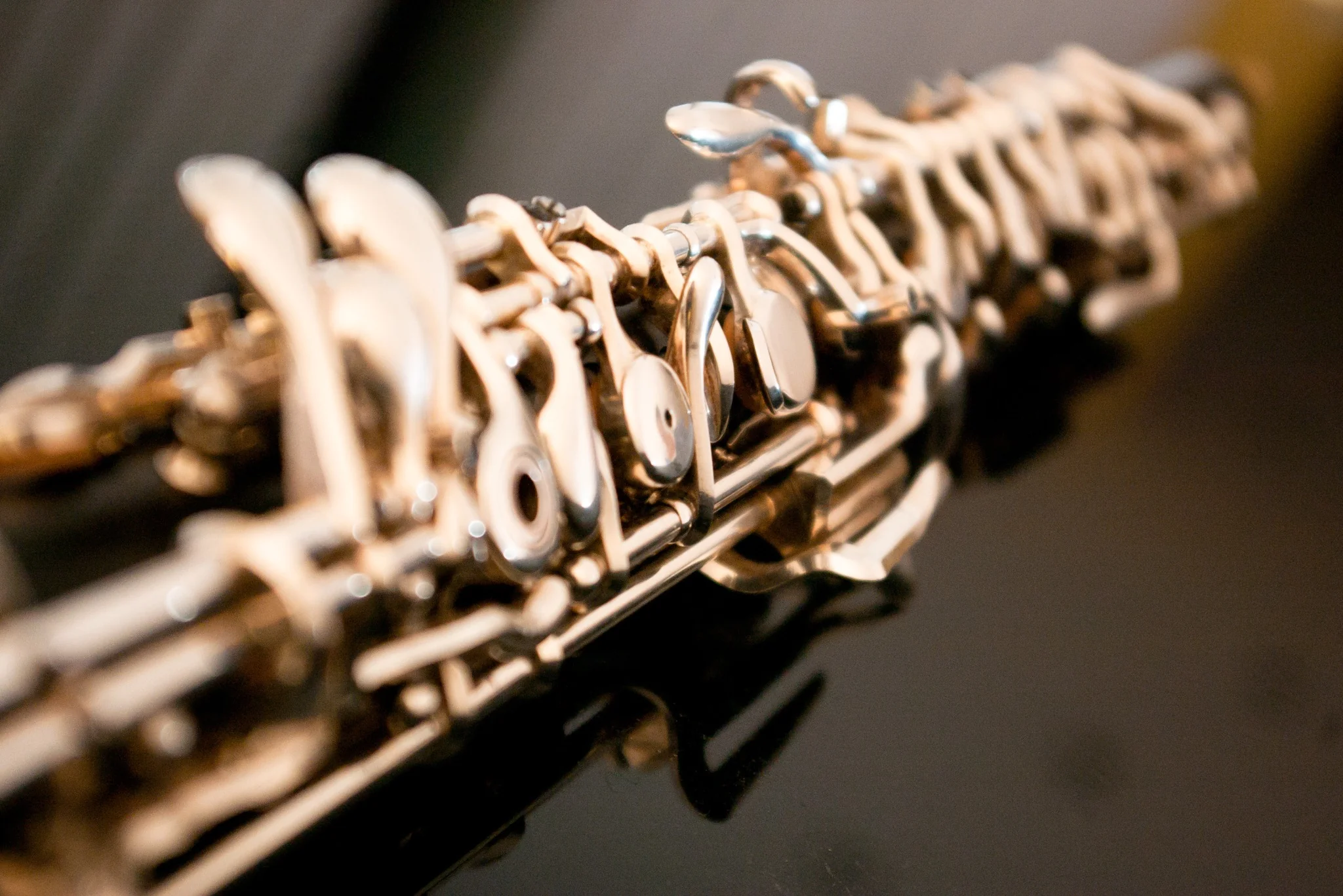 Oboe in Nahaufnahme
